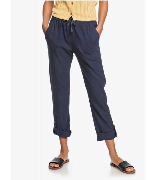 Actual product image Roxy Women's On The Seashore Linen Cargo Trousers (XL)