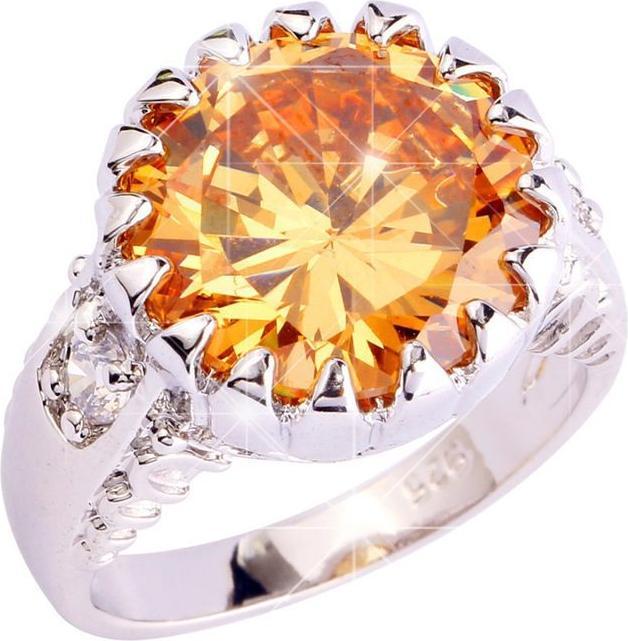 Image du produit Hermex Bague argentée avec morganite - taille 58 / Size 8 (58)