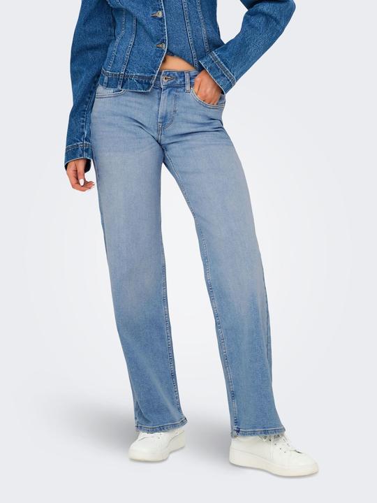 Produktbild Only ONLJUDY Niedrige Taille Gerade geschnitten Jeans Jeans mit weitem Bein (W33/L32)