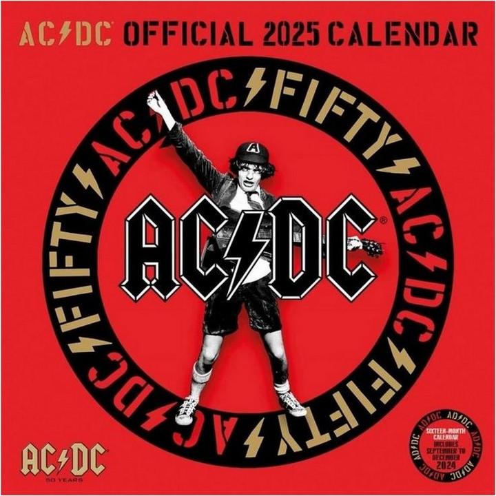 Produktbild AC/DC Kalender 2025 Quadratisch