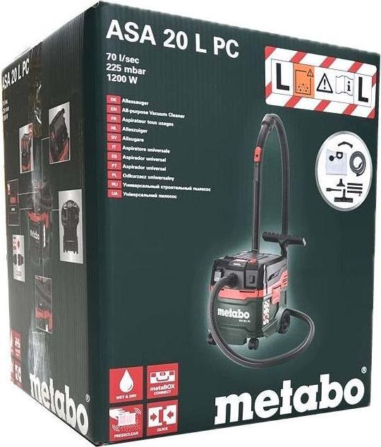 Produktbild Metabo ASA 20 L PC (Nass-Trockensauger)