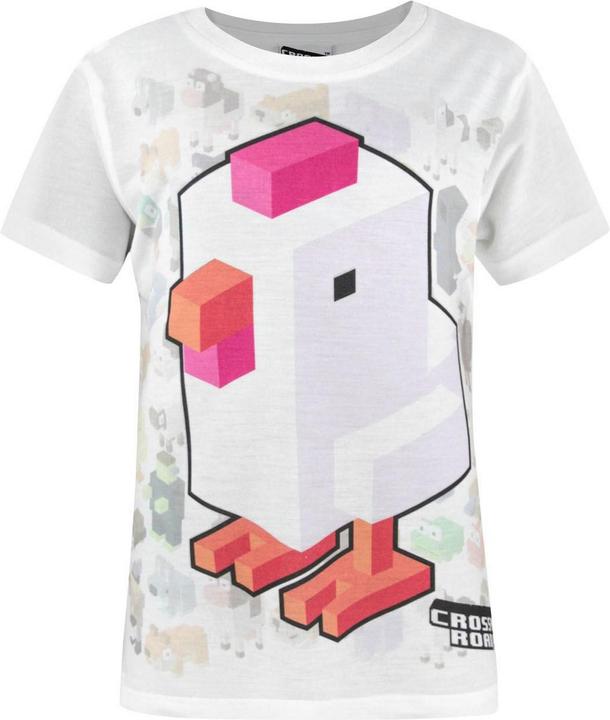 Actual product image Crossy Road Girl Official Allover Character Sublimation Design Tshirt (164)