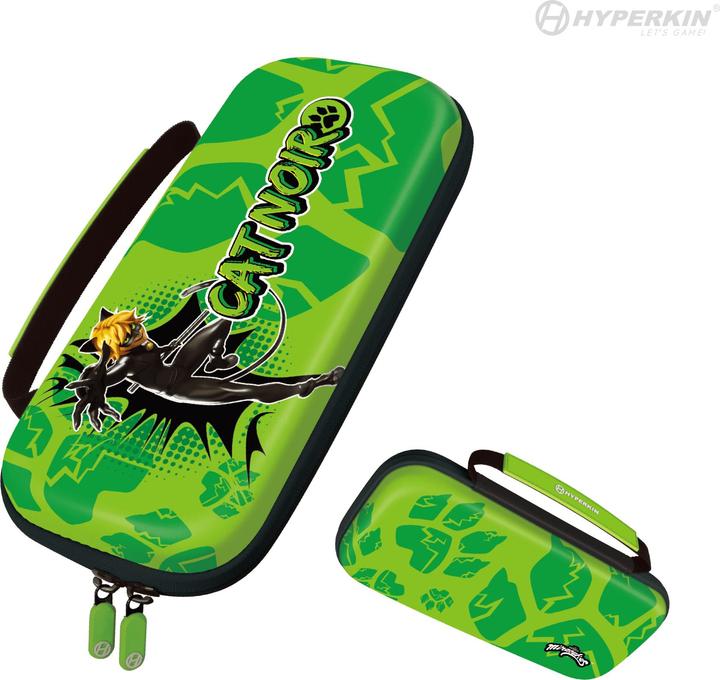 Actual product image Hyperkin Official Miraculous Hard Carrying Case - Switch/Lite/Oled (Bug & Cat) (Switch)
