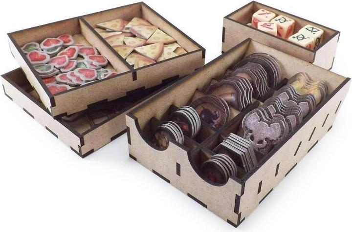 Actual product image Feldherr MAUS - Board game organiser for and mysticism and expansion Heart of Glürm (Wood)
