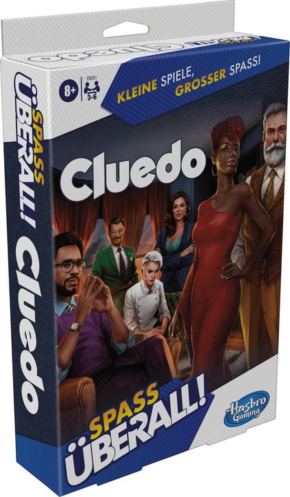 Image du produit Hasbro Gaming Cluedo compact, jeu portable pour 3 à 6 joueurs, jeu de voyage pour enfants, s'amuser partout (Allemand)