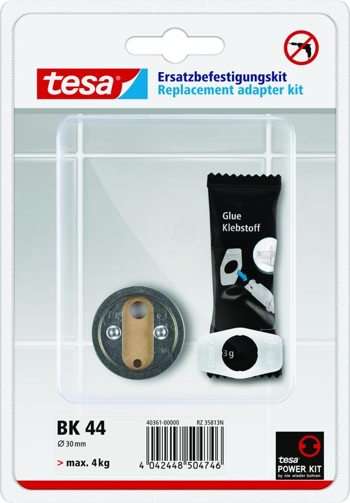 Actual product image tesa Power Kit Befestigungsadapter BK44