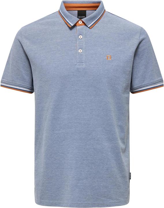 Produktbild Only & Sons Normal geschnitten Polokragen Poloshirt Polo (XXL)