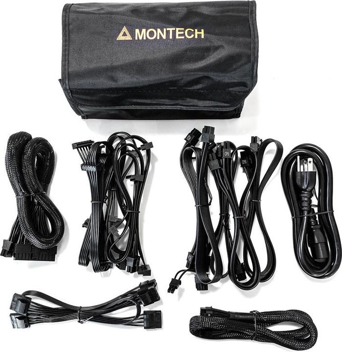 Image du produit Montech Titan 850W - 80 PLUS & Cybenetics Gold, modulaire, PCIe 5.0 - 850 Watt (850 W)