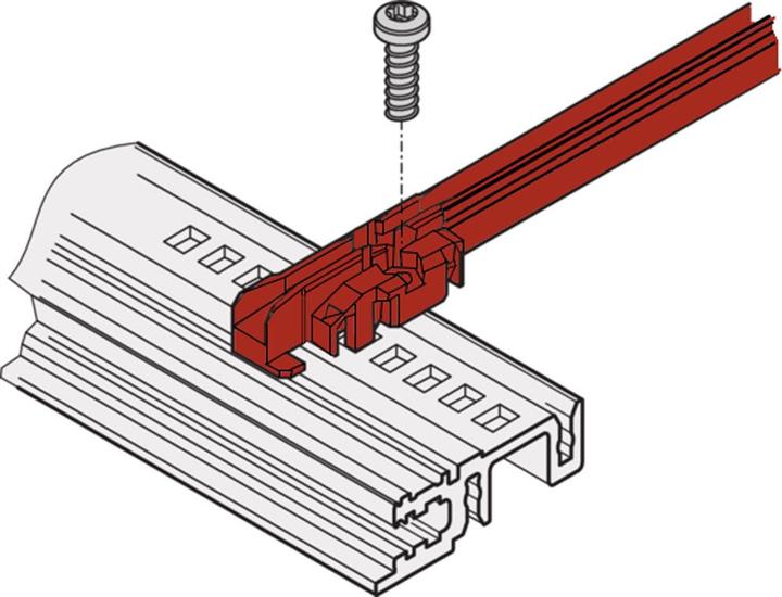 Immagine prodotto Schroff KIT GUIDA 160T 2MM ROSSO (10PZ)