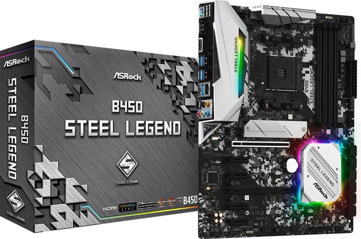 AsRock B450 Steel Legend (AM4, AMD B450, ATX)