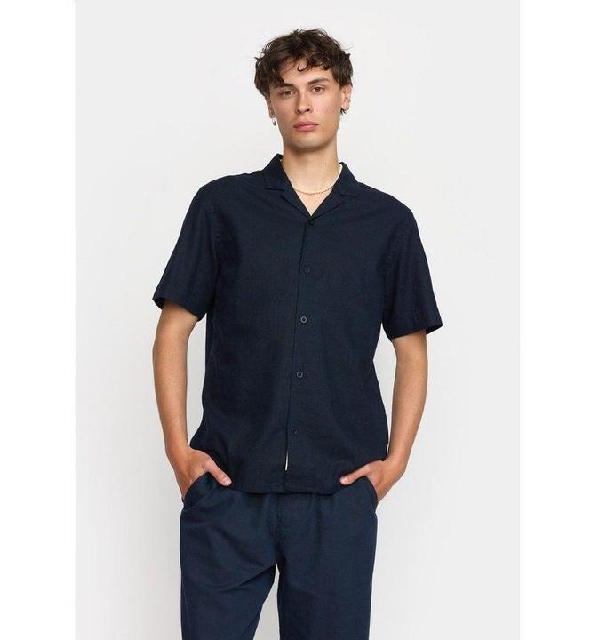 Actual product image Revolution Short-Sleeved Cuban Linen Shirt (S)