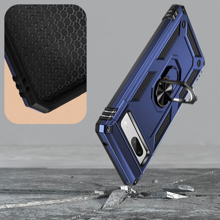 Actual product image Avizar Shockproof Mobile Phone Case with Ring Series (Google Pixel 7a)