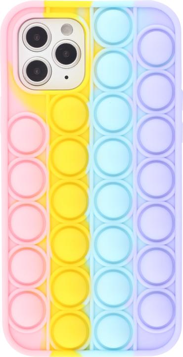 Produktbild PhoneLook Hülle Silikon Luftblasen Anti-Stress Regenbogen (Apple iPhone 12 Pro Max)