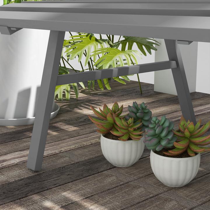 Image du produit Outsunny Banc de jardin avec dossier