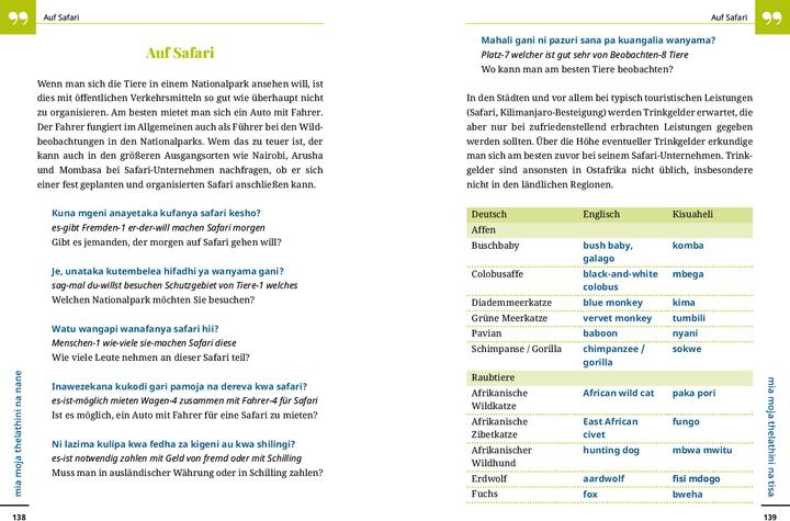 Produktbild Sprachführer Kisuaheli - Wort für Wort (Deutsch, Christoph Friedrich, 2024)