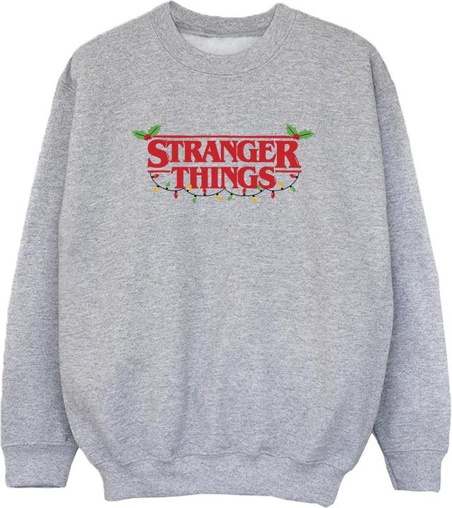 Netflix Stranger Things Christmas Lights Sweatshirt Jungen