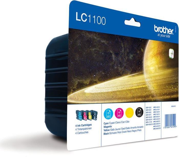 Image du produit Brother LC-1100VALBP Value Pack (M, CF, Y, C)
