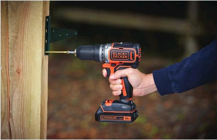 Actual product image Black & Decker Cordless drill screwdriver BL186K (Rechargeable battery operated)