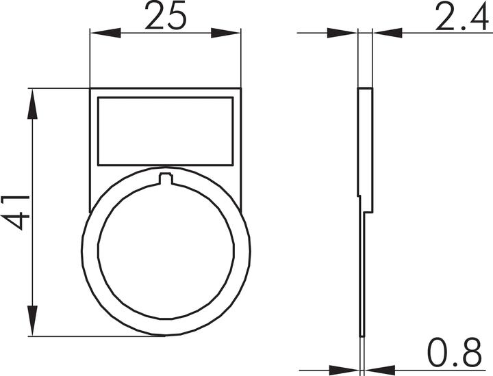 Actual product image Schlegel RXJABT External designation carrier Mallet