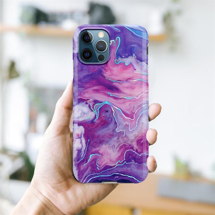 Productafbeelding Cadorabo IMD TPU kleurrijke marmeren hoes (Apple iPhone 12 Pro Max)
