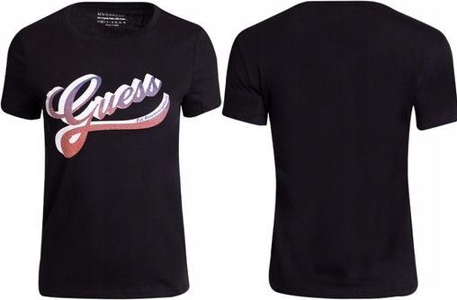 Produktbild Guess T-Shirt Donna ss cn Shaded Logo Tee Nero ES23GU81 W3GI34I3Z14 XS (XS)