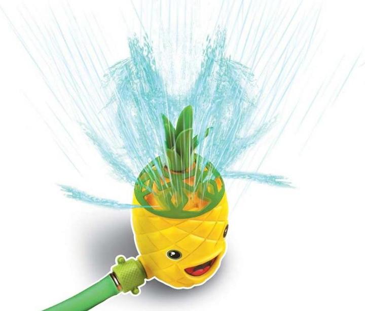 Neutral Kinder-Wassersprinkler Ananas gelb
