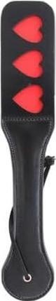 Produktbild Fetish Addict Paddelschläger aus Veganem Leder mit Herzen 32cm 200g