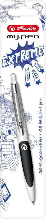 Immagine prodotto Herlitz Penna a sfera my.pen nero bianco argento (Nero, Bianco, 1 x)