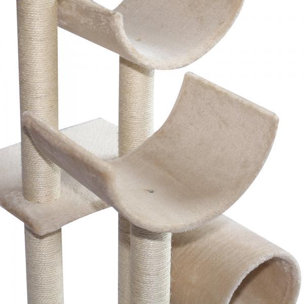 Produktbild PawHut Kletterbaum (105 cm, Beige)