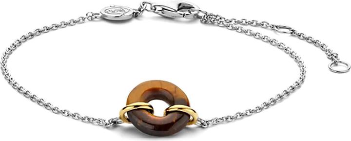 Produktbild Ti Sento Milano Armband mit tigeraugenbraunem Stein 2968TE (20 cm, 925 Sterling Silber)
