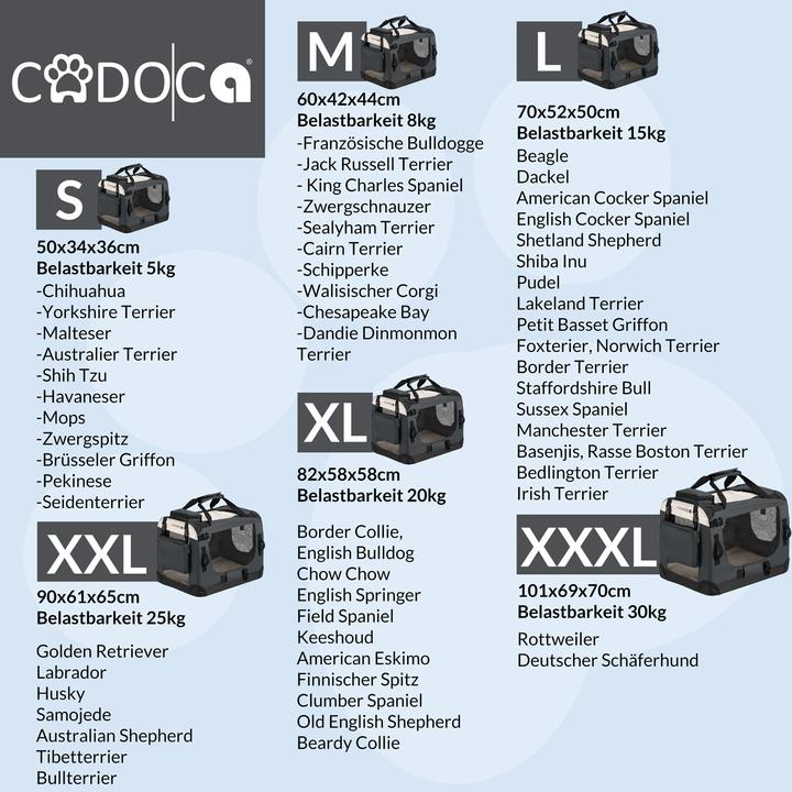 Produktbild Cadoca Hundetransportbox (Hund, Waschbar, Faltbar)