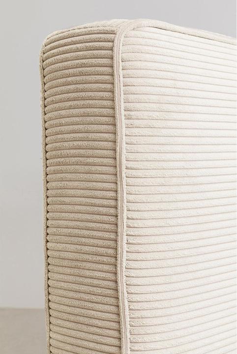 Immagine prodotto Kare Design Bett East Side Cord Creme 160x200cm (160 x 200 cm)