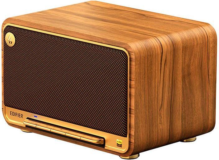 Actual product image Edifier D32 Multiroom-capable WiFi speaker Bluetooth wood retail