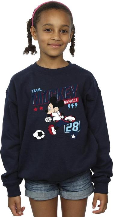 Immagine prodotto Disney Mickey Mouse Team Mickey Football Felpa Ragazze (140, 146)
