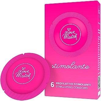 Productafbeelding Love Match Stimolante - Ribben en Stippen - 6 pakje (6 Pcs.)