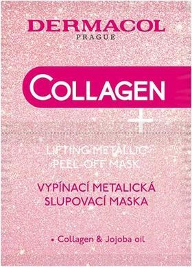 Produktbild Dermacol Collagen+ Lifting Metallic Peel-Off Mask - PleÅ¥ovÃ¡ maska (15 ml)