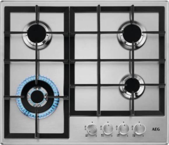 Image du produit AEG 949 640 849 Plaque de cuisson Silver Built-in 60 cm Gas 4 Cooker(s)