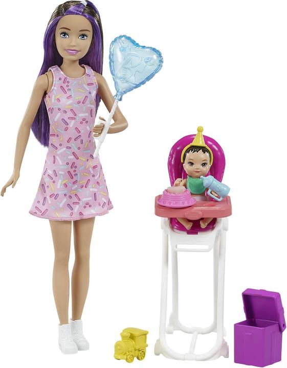Produktbild Barbie Skipper Babysitter Spielset - Braunes Haar
