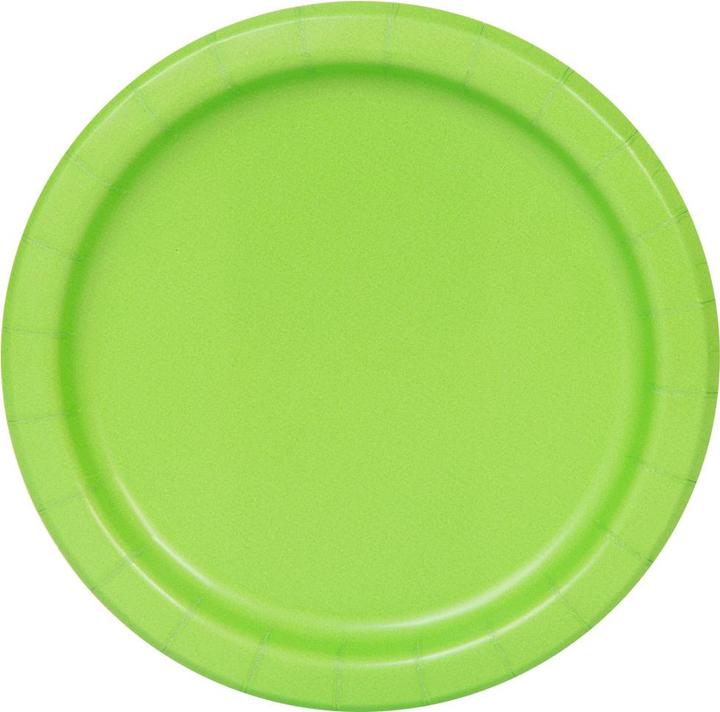 Unique Grüne Pappteller 17cm (8Stk) (8 x)