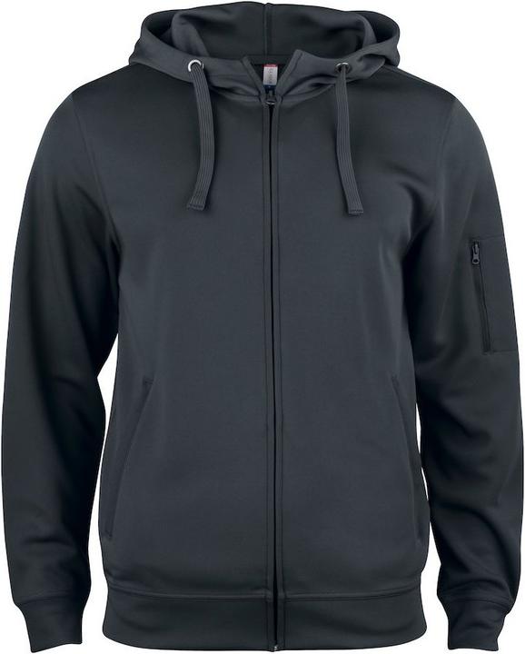 Actual product image Clique Basic Hoodie With Full-length Zipper Active (XS)