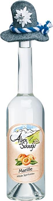 Actual product image Nannerl Alpine schnapps apricot mild spirit