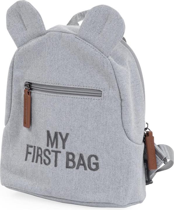 Immagine prodotto Childhome Zaino per bambini "My First Bag" in tela grigio