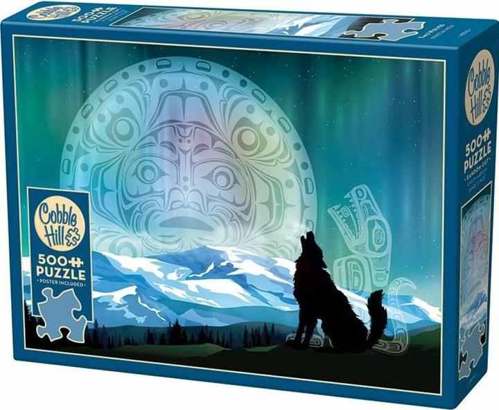 Image du produit Cobble Hill Puzzle Zwei Wölfe 500 Teile (500 pièces)