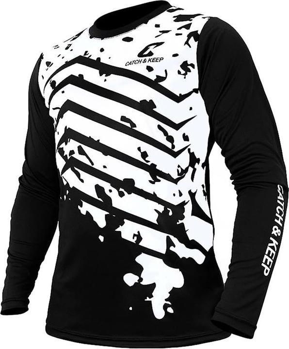 Produktbild Catch & Keep Trikot Protection Torwarttrikot Gr. 152 Weiss-Schwarz Fussball Torwart Shirt Oberteil (152)