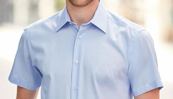 Actual product image Russell Collection shirt short sleeve non-iron (37)
