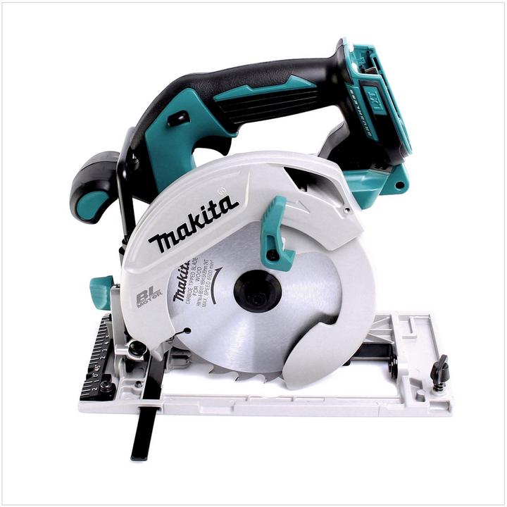 Produktbild Makita DHS 680 Z Akku Handkreissäge 18V 165 mm Solo + Führungsschienenadapter - ohne Akku, ohne Lade