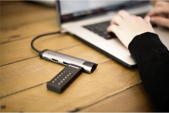 Actual product image Verbatim Keypad Secure 64GB USB 3.0 (64 GB, USB-A, USB 3.1)