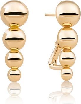 Produktbild Sparkling Jewels Sparkling - Timeless gold-plated earrings EAG34