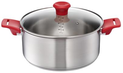 Actual product image Tefal Jamie Oliver Red (Pan set + pot set, Stainless steel)