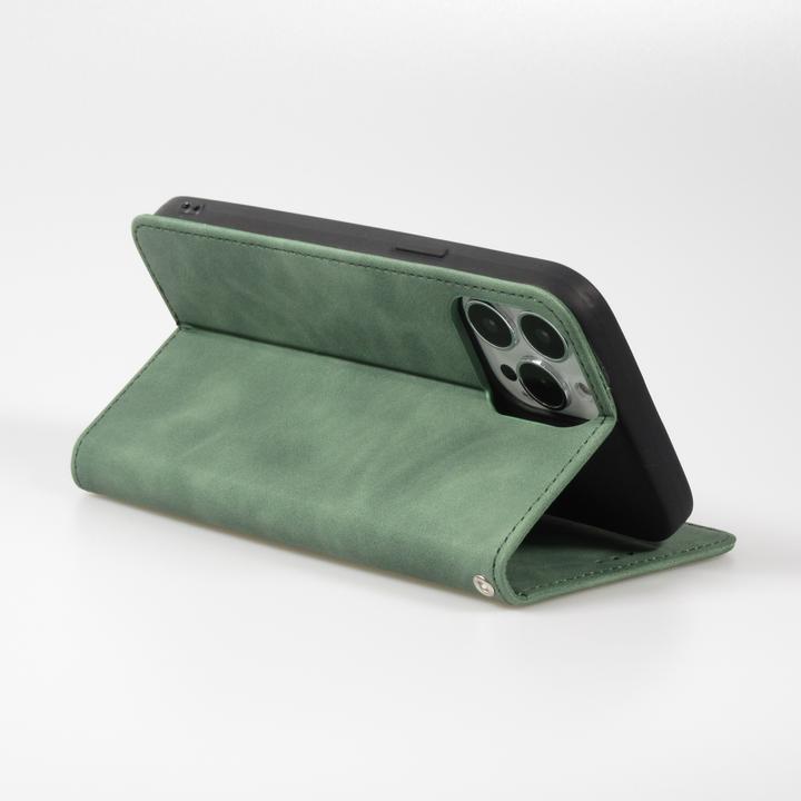 Image du produit PhoneLook Etui cuir Flip Wallet vintage avec fermeture aimantée et compartiment cartes (Apple iPhone 15 Pro Max)